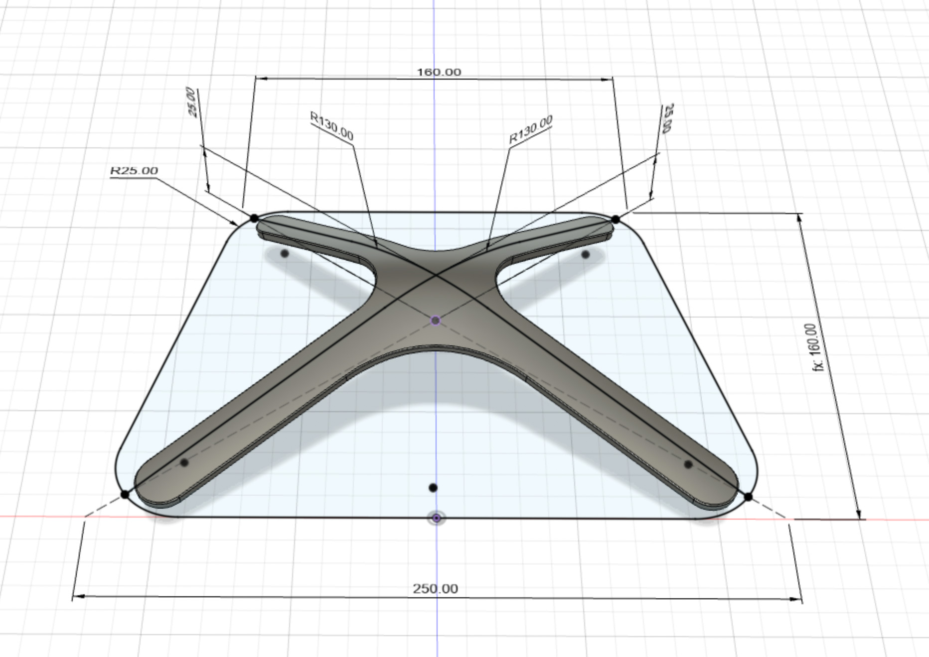 Monitor Stand modeling 3d cad 図面 寸法